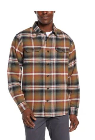 Orvis Men&#39;s Flannel Shirt Large Retail-30.00
