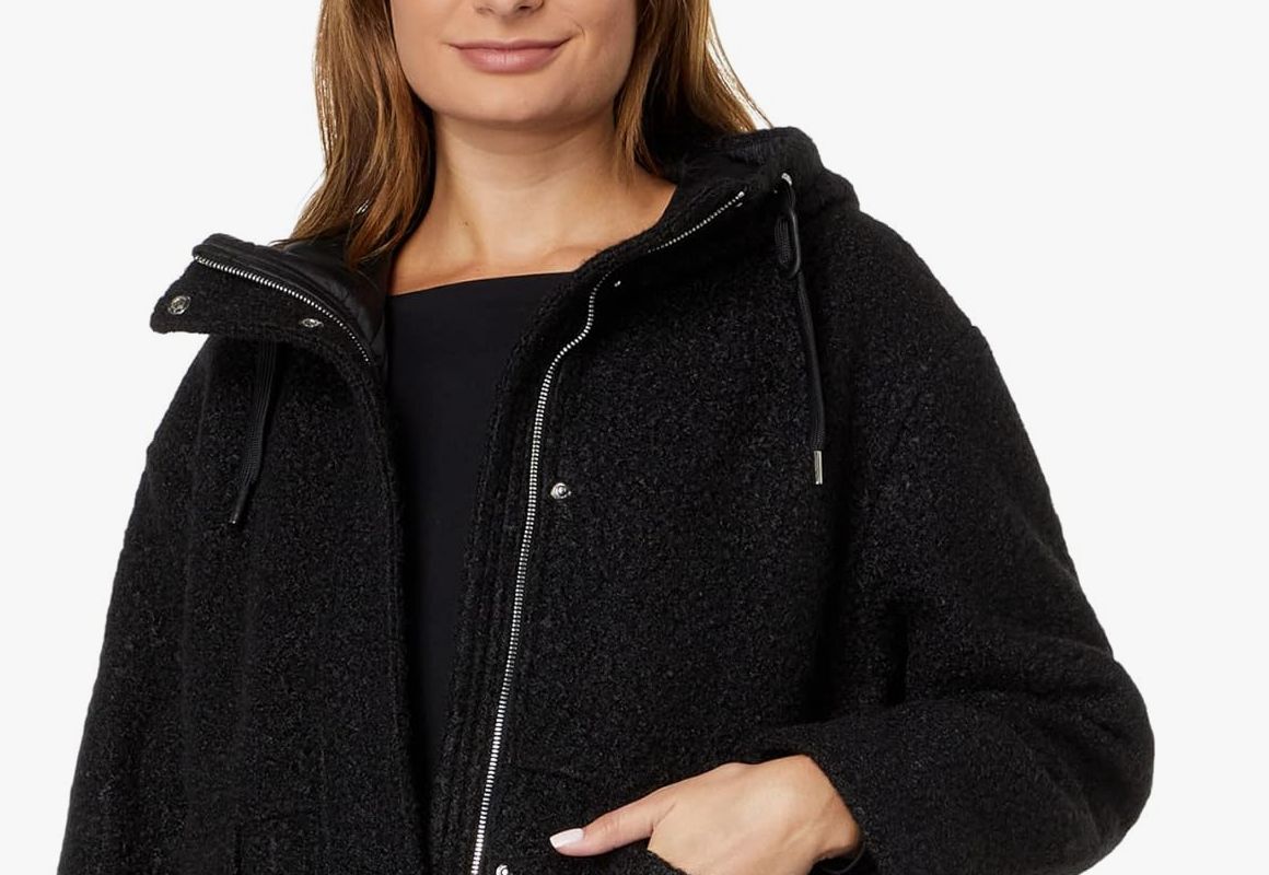 Vince Camuto Wool Jacket with Hood Size XL