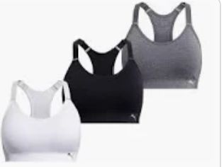 Puma Sports Bra 3 Pk Med