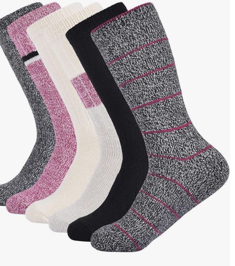 Lucky Brand Women Super Soft Boot Sock 6 Pair (Black)