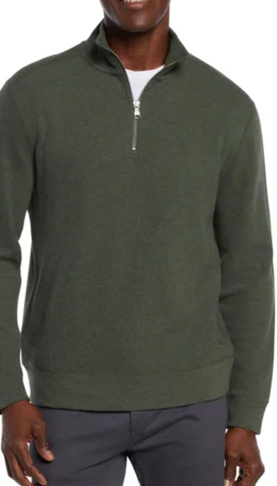Banana Republic Waffle Quarter Zip Pullover-Retail  35.00