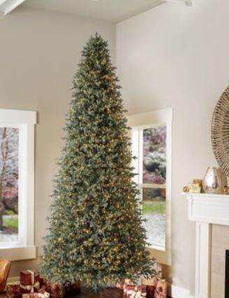 12 ft Pre-lit Christmas Tree with 7 Light Functions