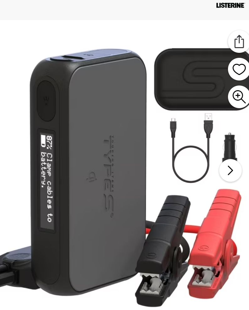 TYPE S Jump Starter &amp; Power Bank Retail-$ 59.99