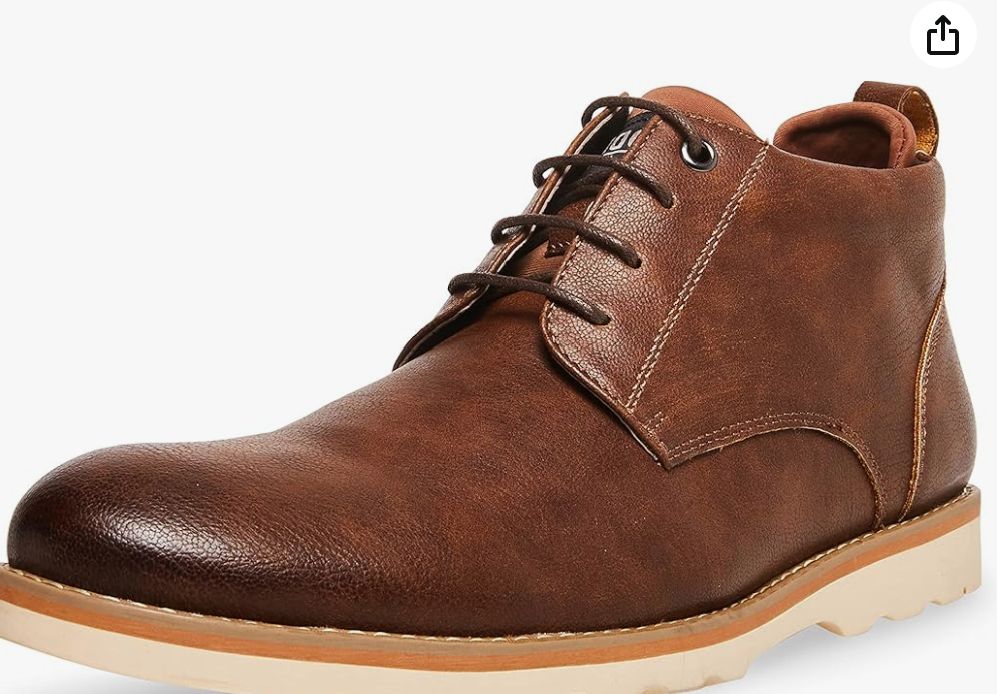 Steve Madden P-Jelen Men&#39;s Boot Size 8 Cognac