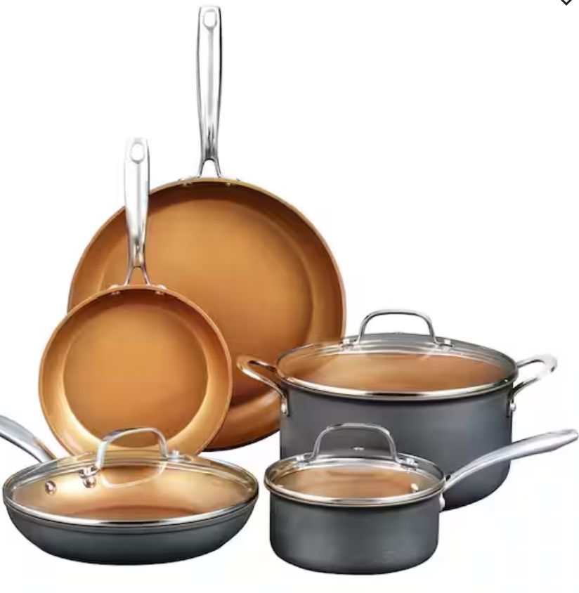 Gotham Steel Pro Cookware 8 pc Set