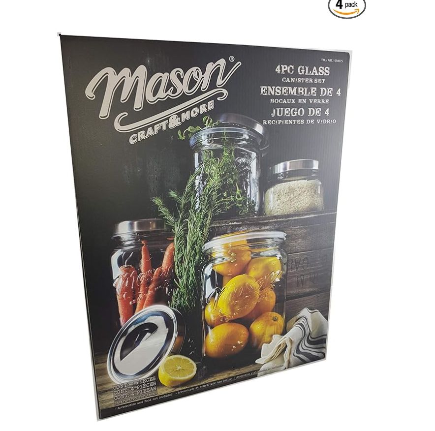 Mason Craft and More 4pc Canister Set