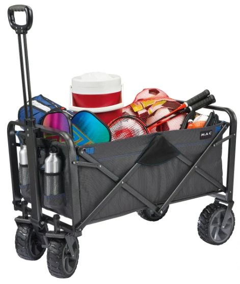 Mac Sports XL Folding Wagon with Brakes, Cap. 350 Lb. Retail-$ 106.99