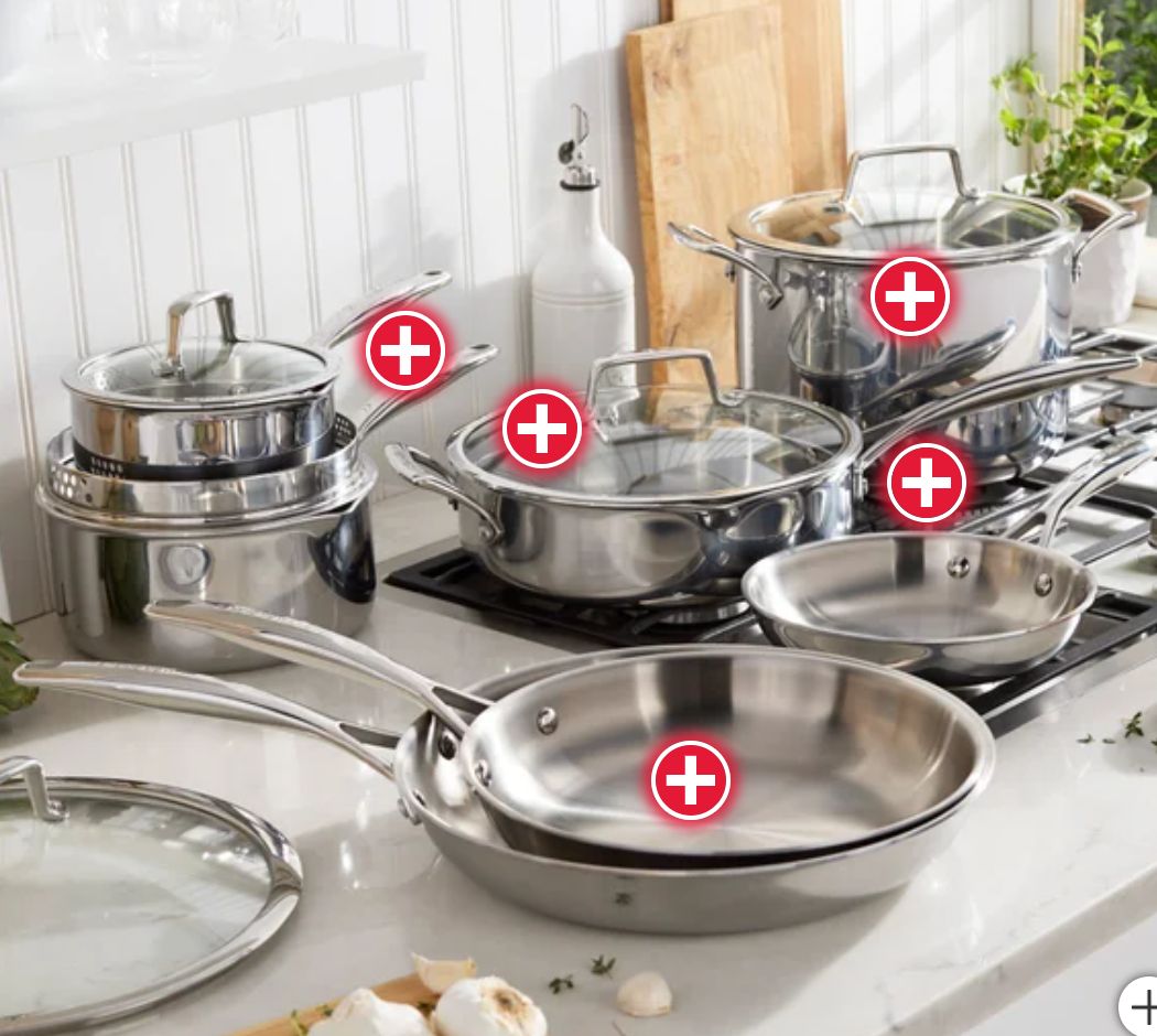 Henkles  12 pc Legacy SS Cookware Set