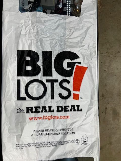 300 Big Lot Plastic Bags - 1 Case