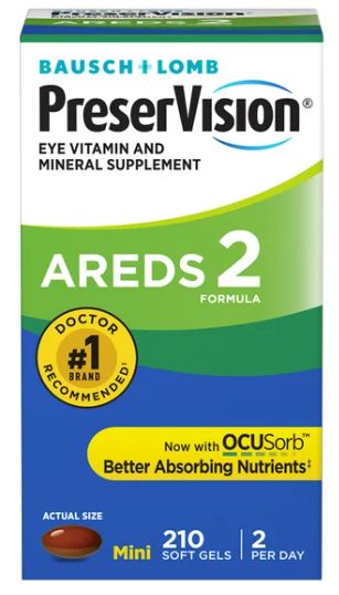 PreserVision AREDS 2 Formula, 210 Soft Gels
