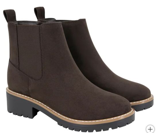 Kensie Ladies&#39; Chelsea Faux Suede Boot Retail- 37.00