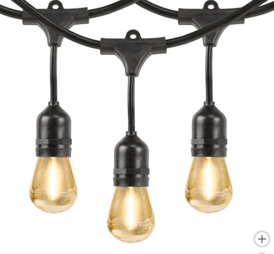 Feit Electric 48&#39; LED Filament String Light Set - Retail $39.99