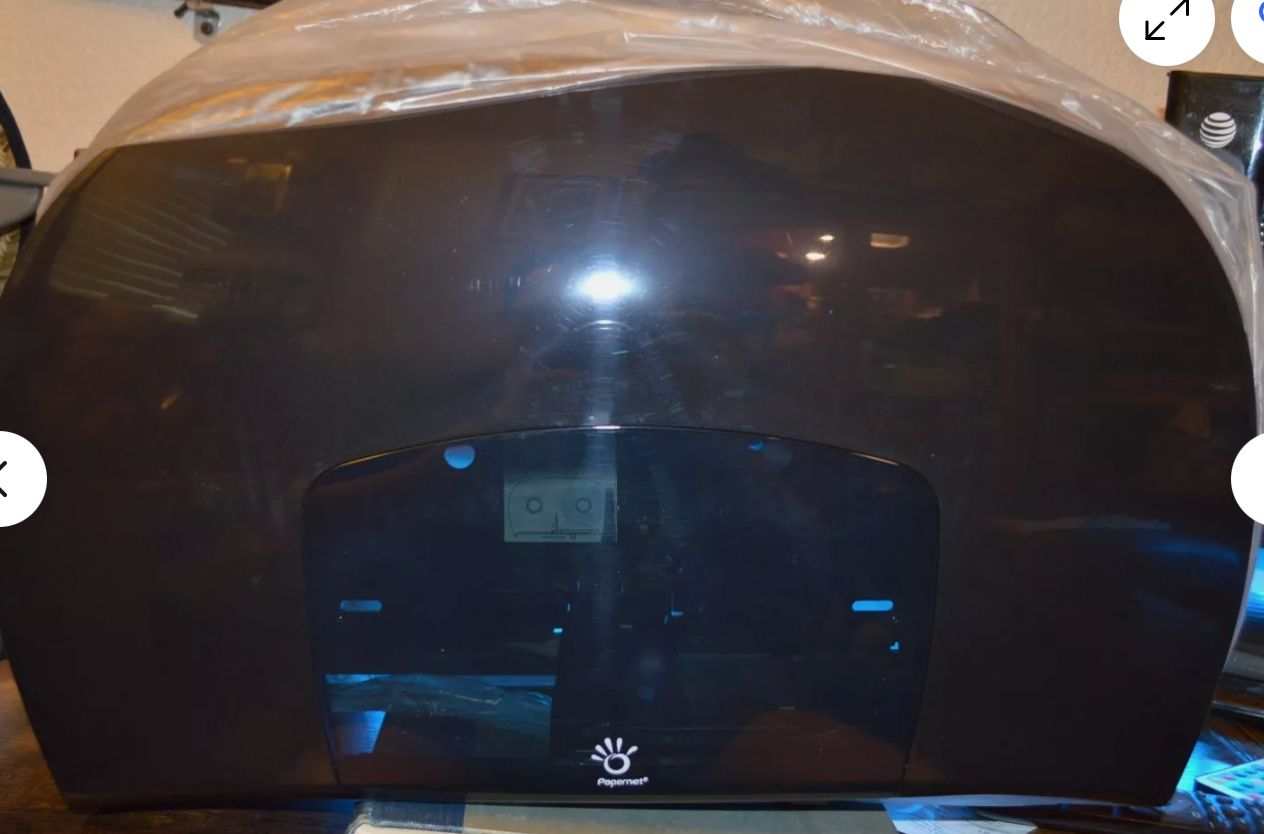 SOFIDEL 9&quot; Twin Jumbo Tissue Dispenser JT209-05-2514 Black