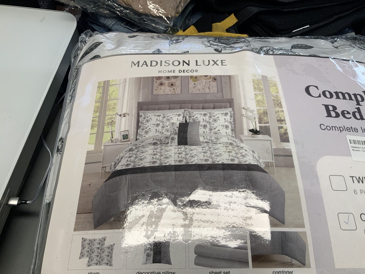 Madison Comforter set and Simon &amp; Miles