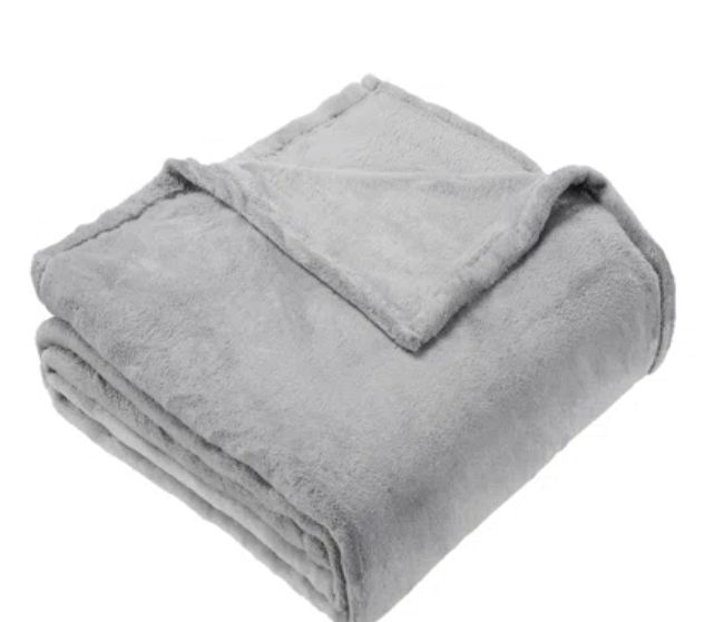 Mantolok Velvet Throw Grey