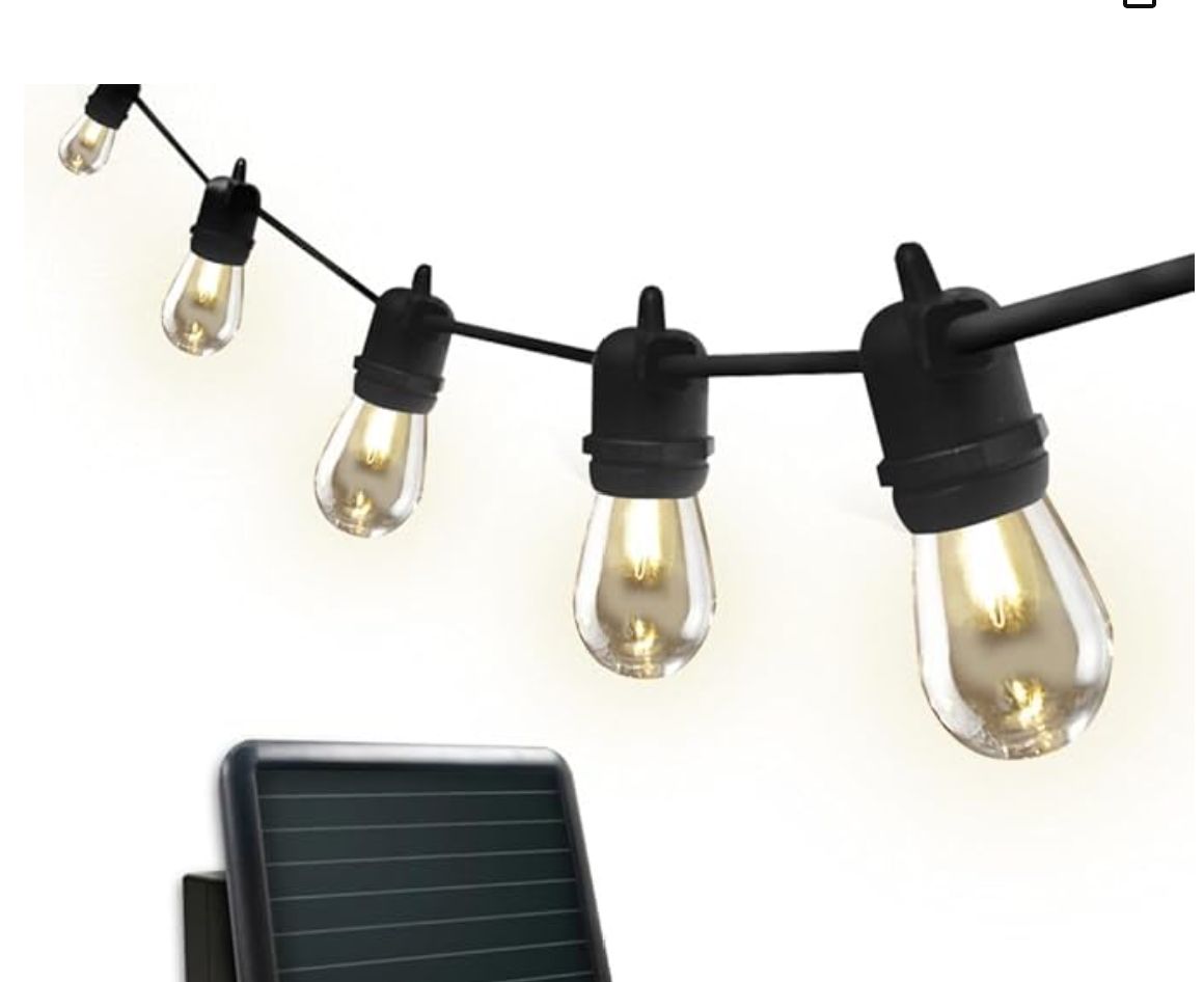 Sunforce 18 LED Bulbs Solar String Lights