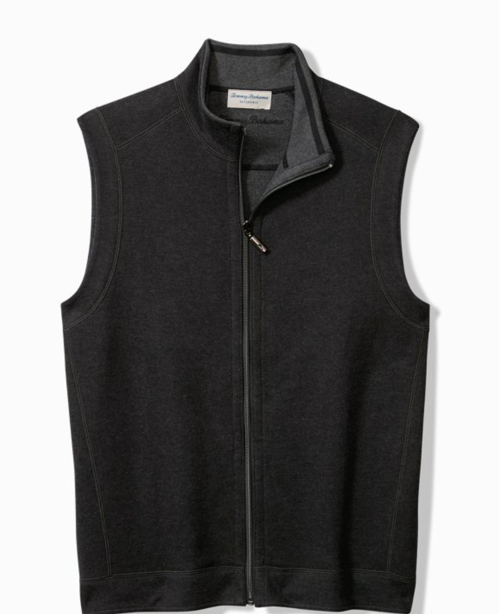Tommy Bahama Reversable Sweater vest Black/Blue