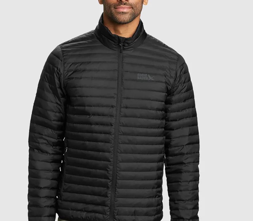 Eddie Bower Men&#39;s Puffy Jacket XL Black