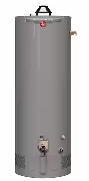 Rheem Performance 40 Gal. Tall 6-Year 34,000 BTU Natural Gas/Liquid Propane Water Heater Retail - $729.00