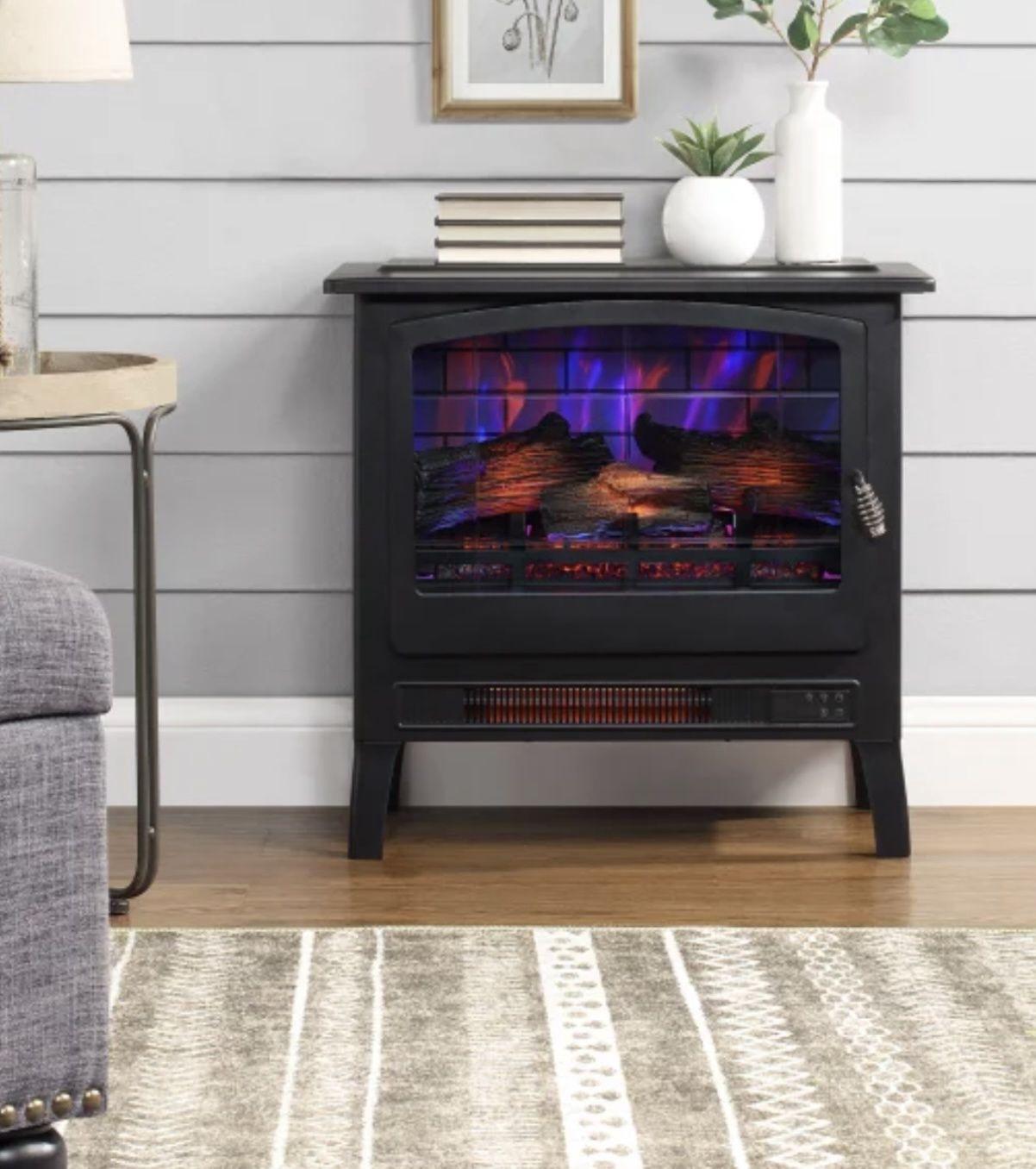 Infrared Electric Fireplace Stove Heater - Retail $99.99