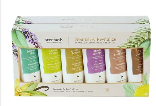Scentuals Restore &amp; Repair Hand Cream Set, 2 fl oz, 6-pack