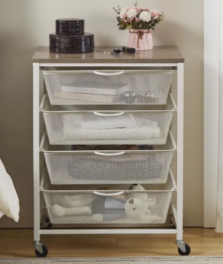 4 Drawer Rolling Cart - Retail $54.99
