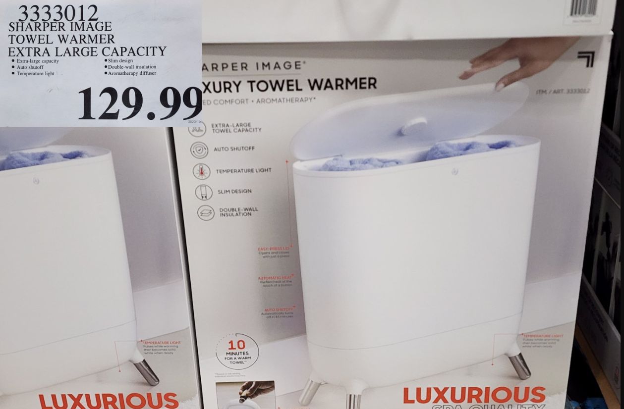Sharper Image SpaStudio Towel Warmer - Retail $129.99