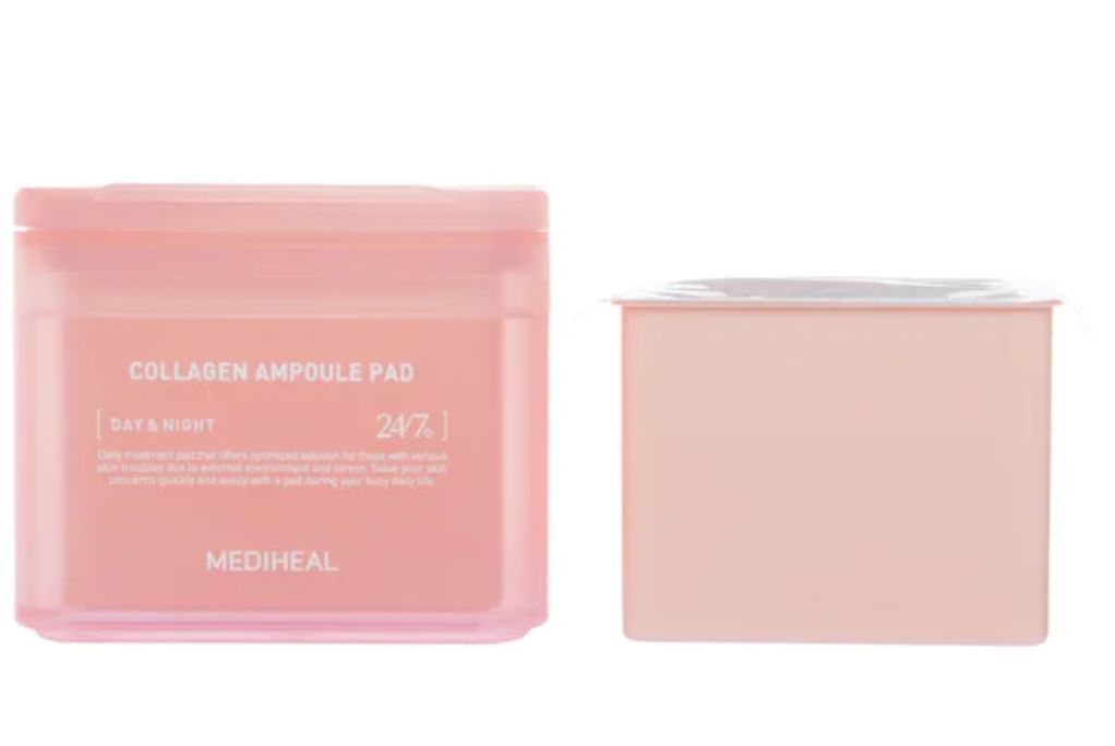 MEDIHEAL Collagen Ampoule Pad 100ct + 100ct refill Set