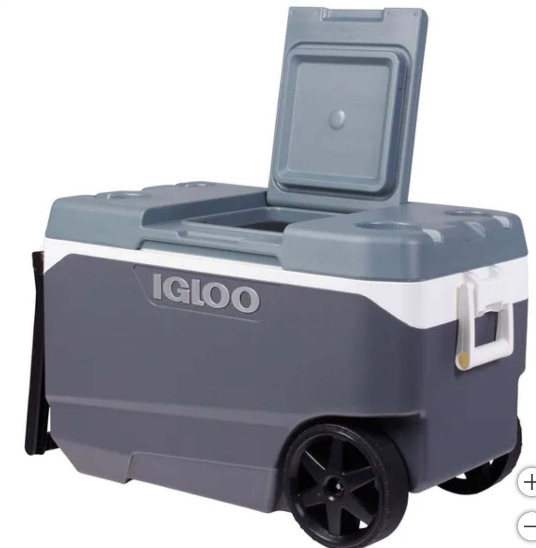 Igloo Max Cold Pro 85 Litre (90 US Qt) Roller Cooler Box