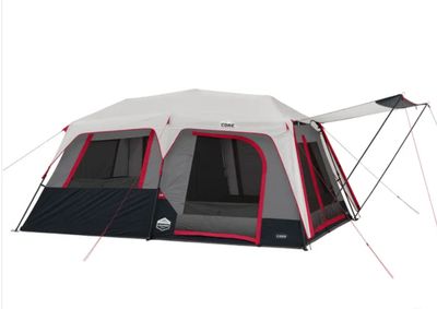 CORE Equipment 10 Person Cabin Tent with Awning, Retail $249.99