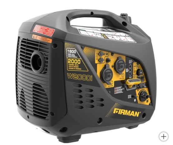 Firman 1600W Running / 2000W Peak Gasoline Inverter Generator, Retail  $489.99