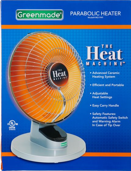 Greenmade The Heat Machine Parabolic Heater