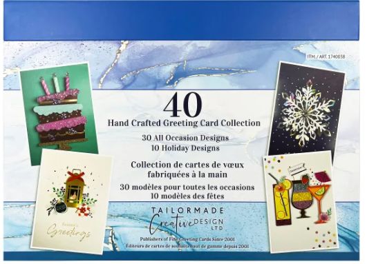 Hand Crafted All Occasion &amp; Holiday Greeting Cards, 40-count