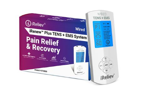 IReliev Premium Tens + Ems Pain Relief &amp; Recovery System