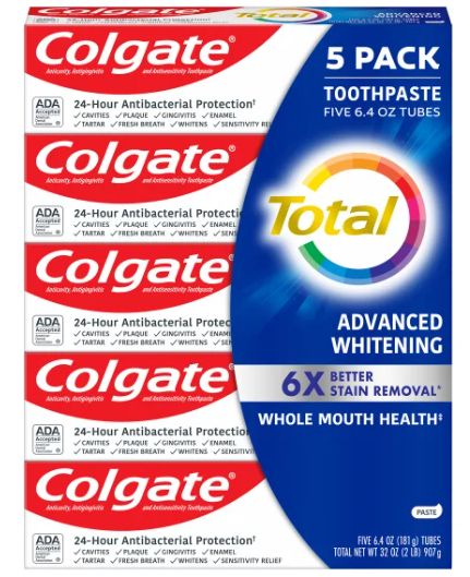 Colgate Optic White Renewal Toothpaste, 4.1 oz, 4-pack