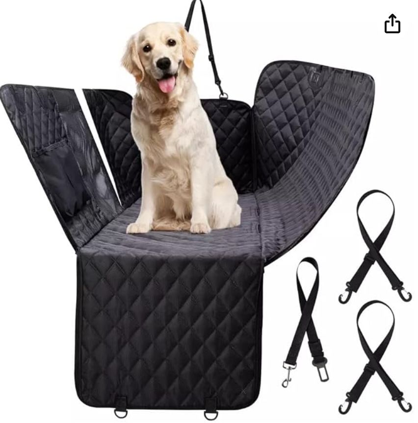 3 in 1 Dog Backseat Cover fits All Vehicles