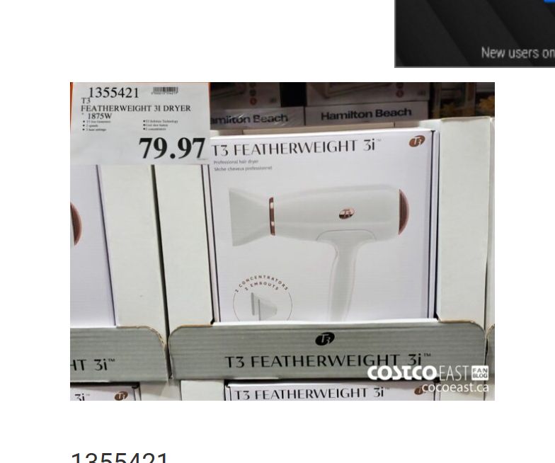 T3 FEATHERWEIGHT 3I DRYER 1875W 79 97