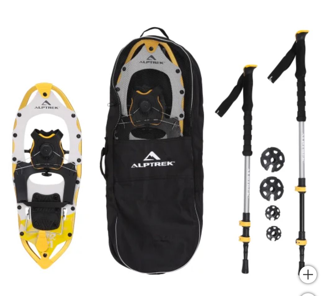 ALPTREK Pro SPIN Snowshoe Kit - Sawtooth Angular Frame