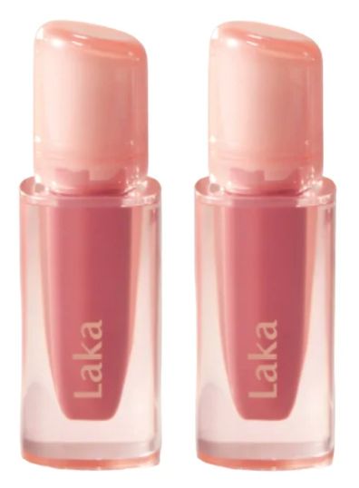 LAKA Jelling Nude Gloss, 0.16 oz, 2-pack - Retail $29.99