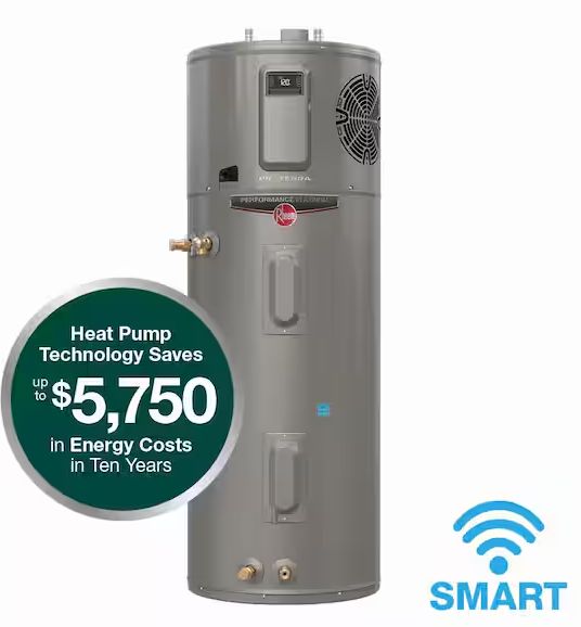 Rheem Performance Platinum 65 Gal. Smart High Efficiency Hybrid Heat Pump Water Heater with 10-Year Warranty - Retail $2,149.00
