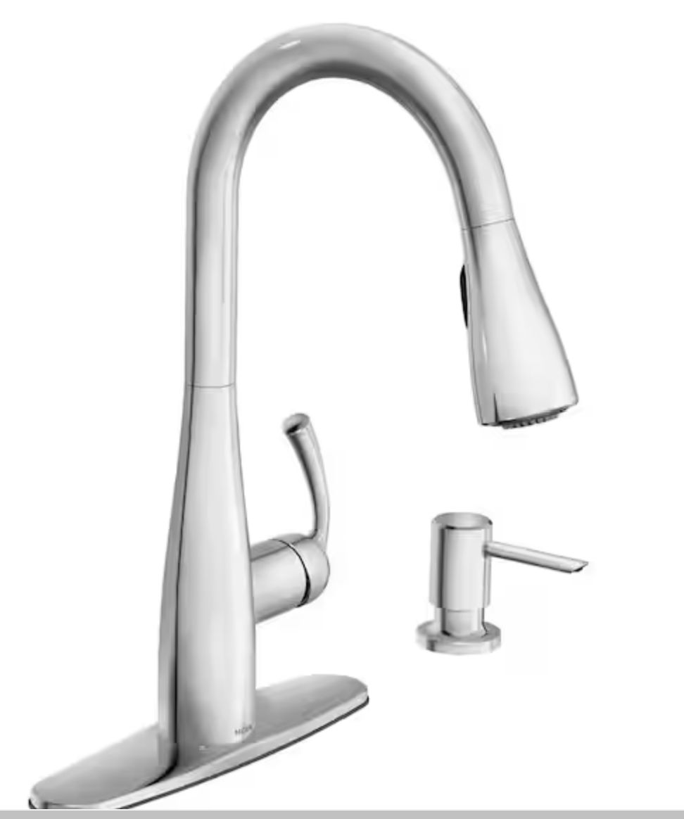 MOEN Essie Kitchen Faucet -Retail 150.00