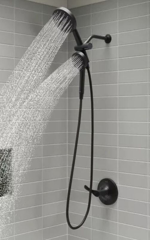Kohler Prone Shower Head-Black-Retail 99.99