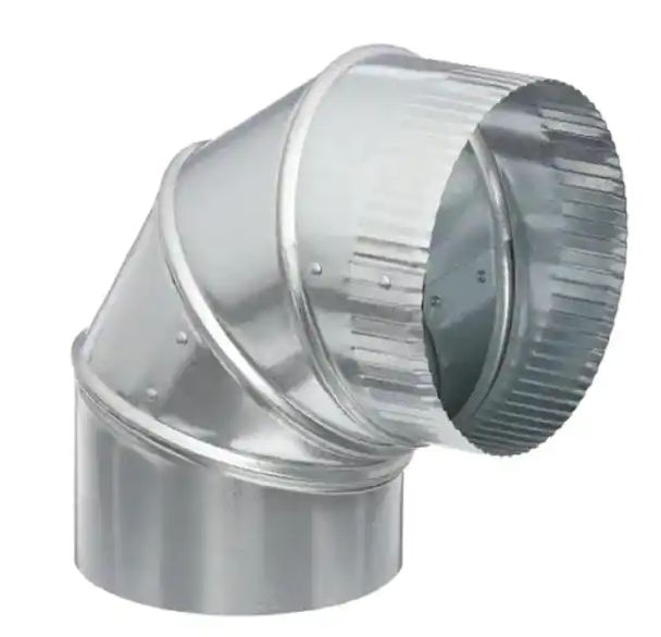 Master Flow 14 in. 90-Degree Round Adjustable Elbow - Retail $17.99
