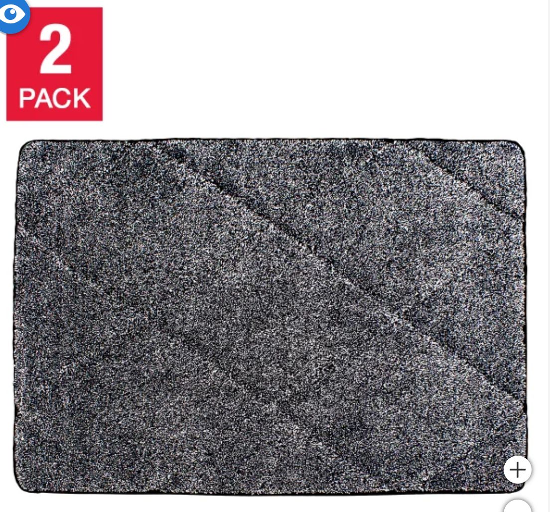 Trek n Clean Micro Fiber Door Mat 30x40 2 Pk Retail 29.99