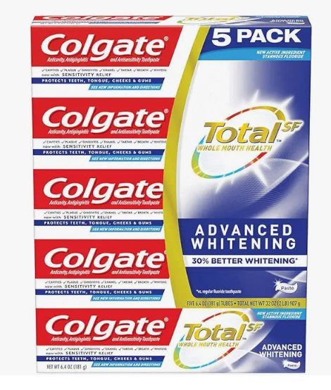 Colgate Adv Whitening 5 pk Retail 26.85