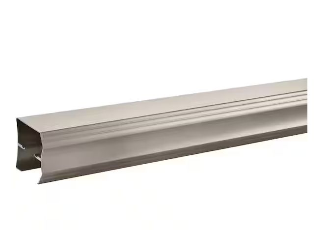 Delta 48-60 in. W Traditional Semi-Frameless Sliding Shower Door Track Assembly Kit in Nickel (For 1/4 in. (6 mm) Glass) - Retail $169.00