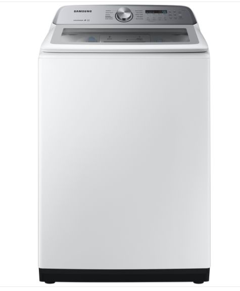 Samsung Top Load Washer with Active WaterJet +, 5.0 cu ft, White - Retail $479.99