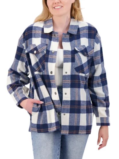HFX Ladies’ Shirt Jacket-L - Retail $24.99