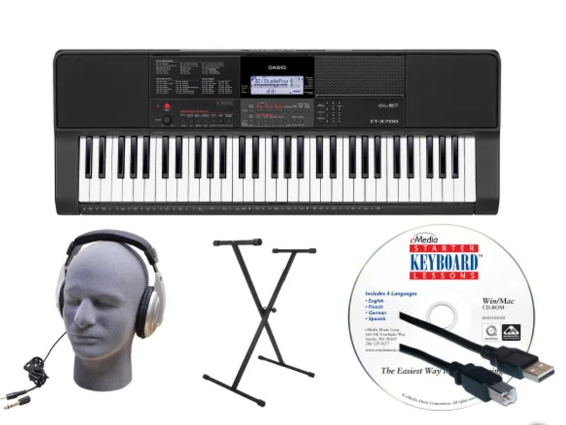 CASIO CTX700 CPK KEYBOARD, Retail $209.99