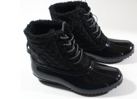 Sporto Women Andie Duck Boot Water Repellant Lightweight Pull Tab - Retail $32.99